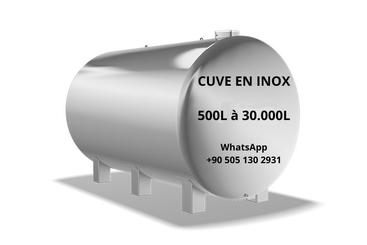 cuve en inox horizontale